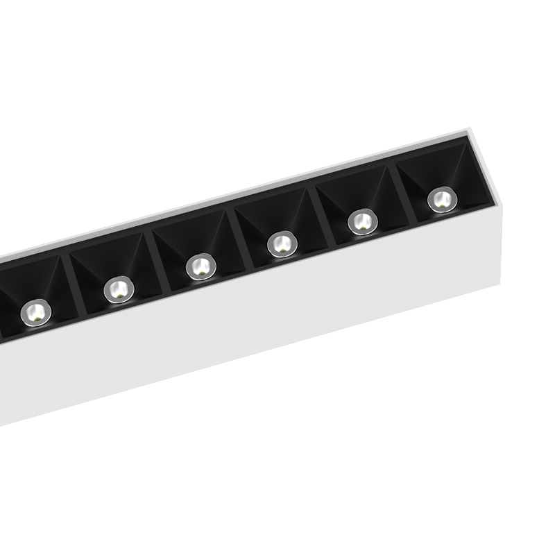 architectural linear led suspension lighting fixtures for commercial or residential interiors