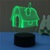 Architecture Famous Building RGB 3D Led Illusion Lamps Touch Sensor LED Night Light