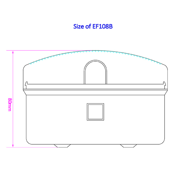 8W Fluorescent Emergency Light Led Industrial Lamp