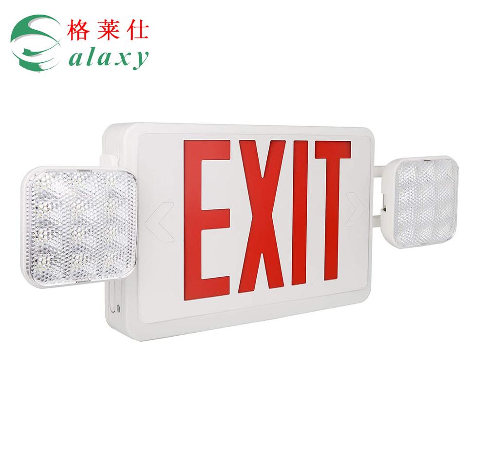 Rechargeable battery backup daytime led Emergency light emergency warning light Fire Exit sign