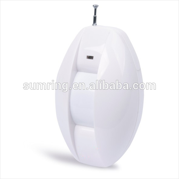 manufacture wireless Intelligent Direction Identification PIR detector 9v battery motion sensor for security systems