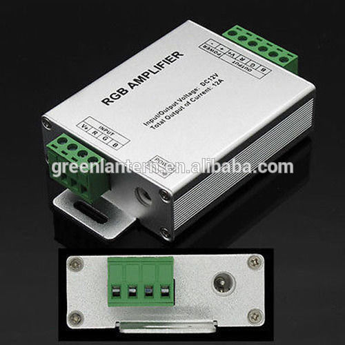 RGB AMPLIFIER Controller For 3528 5050 RGB LED Strip Common Anode 12-24V 30A with factory price