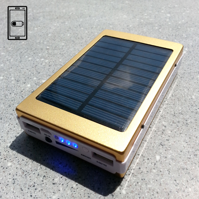 10000mah solar power bank  for phone charger