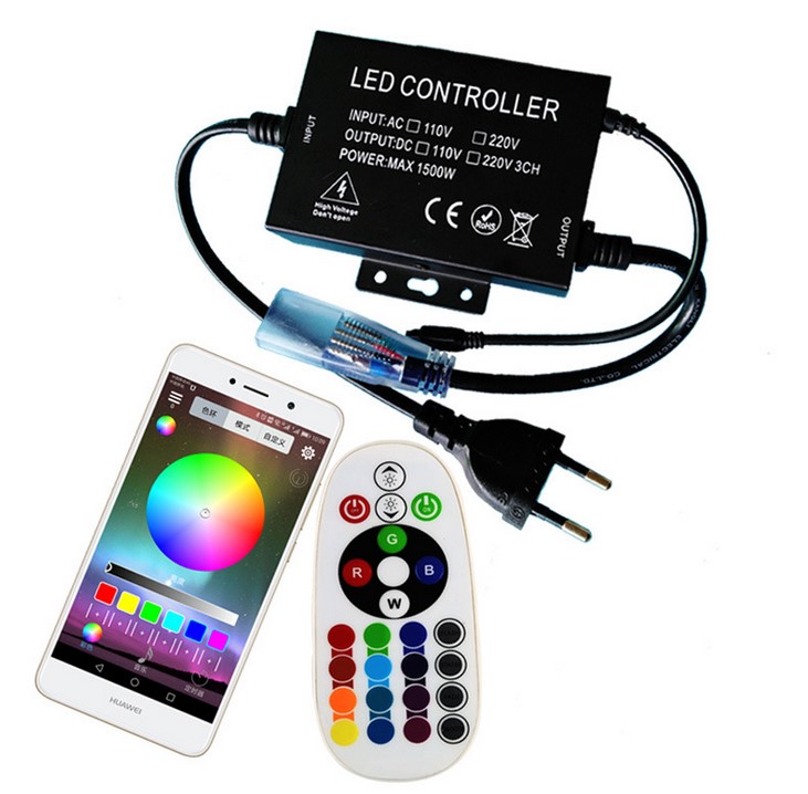 Factory price 110V 220V 120V 230V High Voltage LED Strip Light RGB Controller