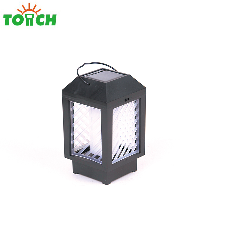 2019 new flickering flames light solar charge camping lamps and lanterns for night light