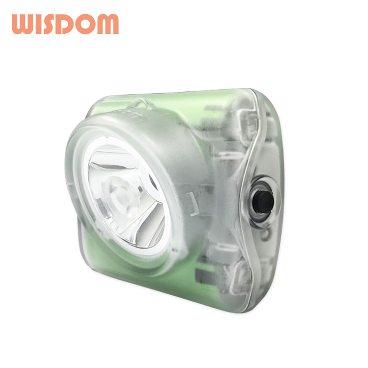 Wisdom WISE LITE2 Low color temperature,Pure white underground mining hard hat cordless lamp MSHA cap lamp