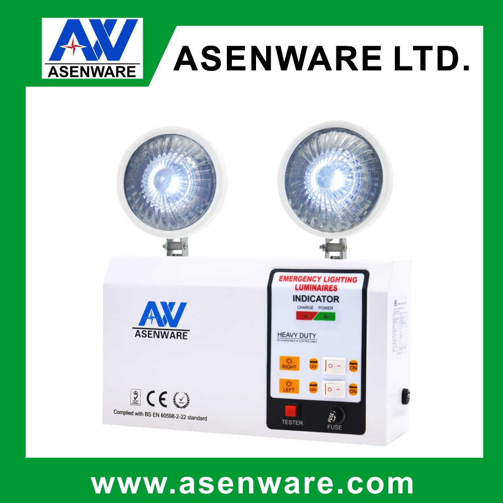 twin spot emergency lamp from Asenware