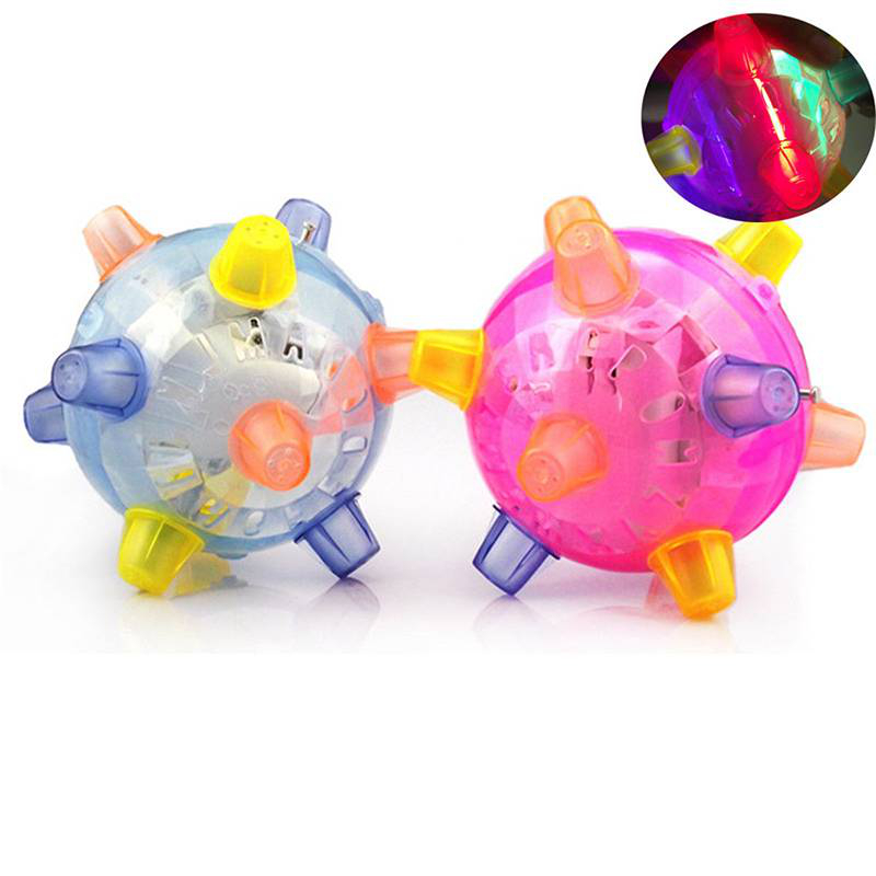 Good Design New Style LED Light Jumping Activation Ball Light Music Flashing Bouncing Toy Gift