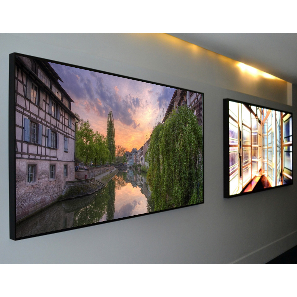 Guangzhou manufacturer movie poster panel advertising  led rab rectangle light box for outdoor use