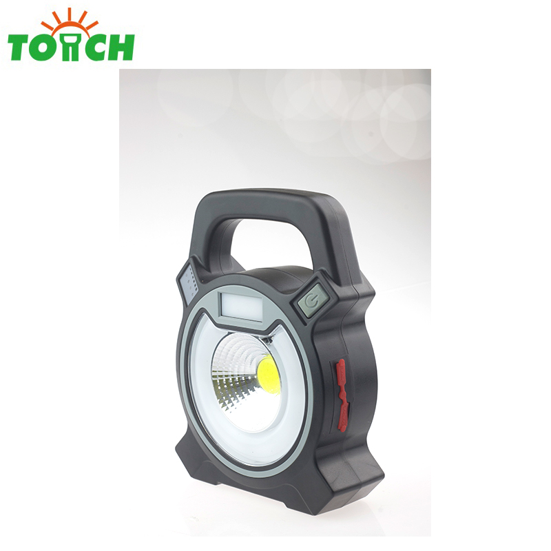 Brand New Plastic Rechargeable Emergency Camping Light High Quality LED Camp Torch Lamp 2 in 1 Lantern