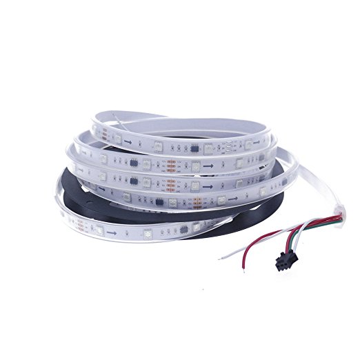 WS2811 Led Strip light, Programmable and Addressable, 5050 Digital RGB 150LEDs IP67 Tube Waterproof Dream Magic Color