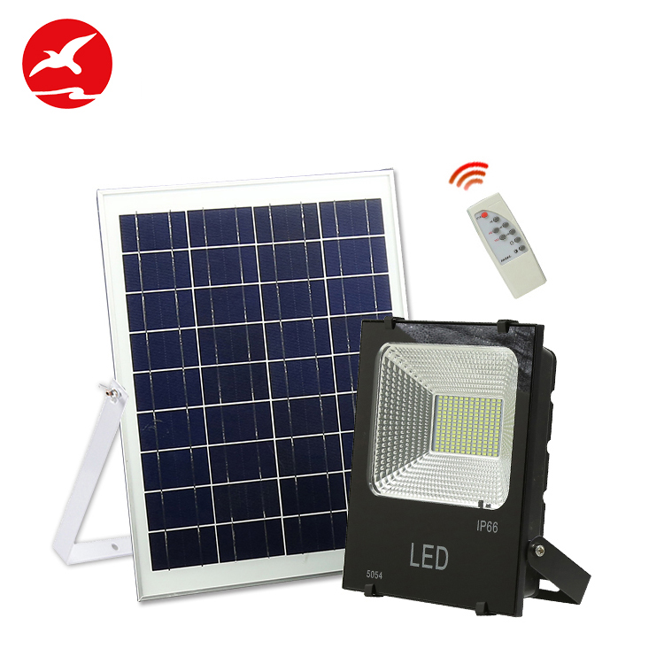 High quality dimmable automatically on outdoor waterproof ip65 20 30 50 60 80 100 120 w solar sensor led floodlight