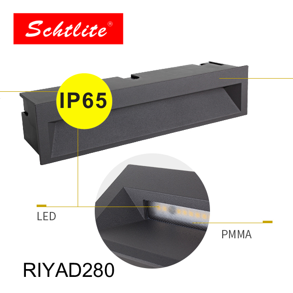 RIYAD 280 beam down 10w cheap square led step  light