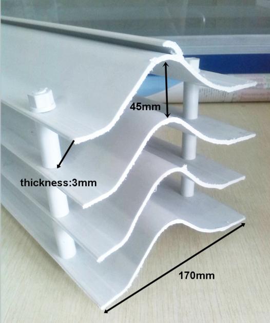 PVC sheet drift eliminator classical PVC cellular Air Inlet Louver