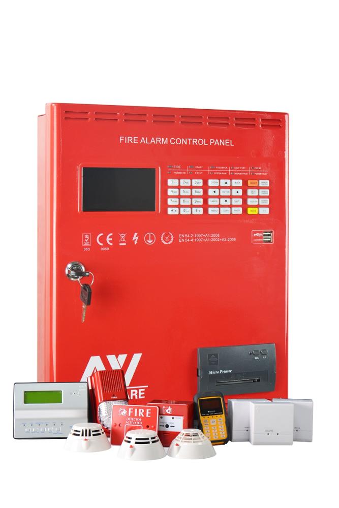 220V Addressable Fire Alarm Control Panel with RS-485 Signal