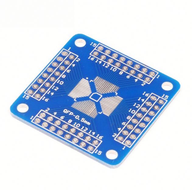 QFP324464 Pinboard SMD to DIP 0.5mm 0.8mm Pin Pitch Adapter Converter