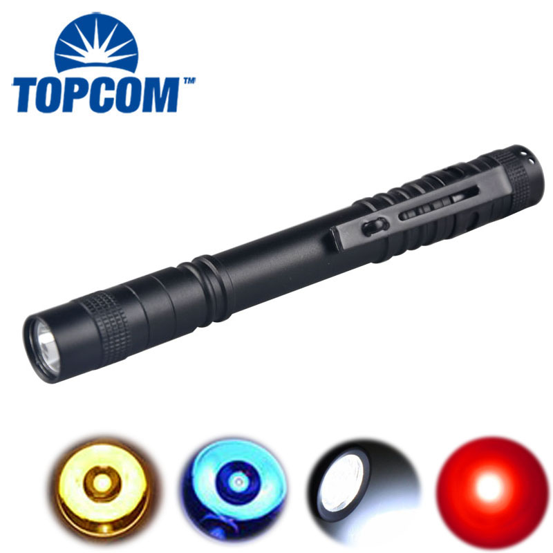 Pocket Flashlight Stylus Pen Light Tactical Super Bright 120 Lumen Waterproof IPX7 Pen Flashlight Tactical