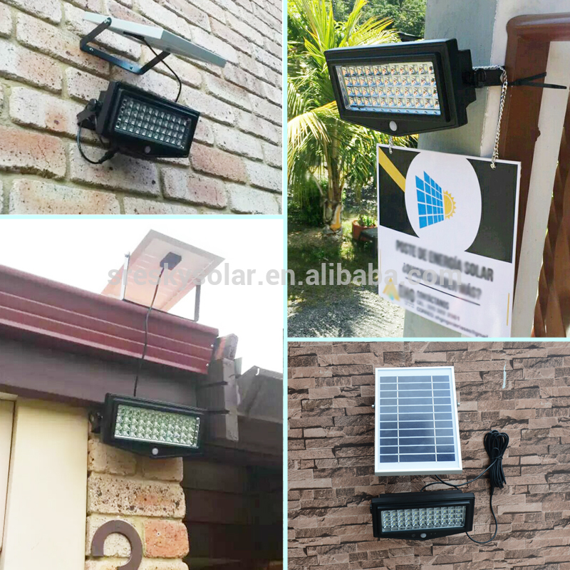 Solar Outdoor Wall Lamp Up And Down CE ROHS Solar Motion Led Light For Home Use