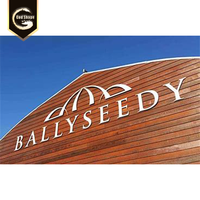 Custom Made  Factory Outdoor Advertising Display Non-Illuminated Laser Cut 3D Letters Sign