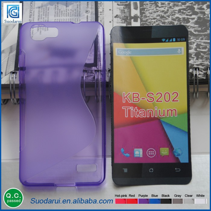 For KB-s202 S-line TPU Gel case For Karbonn Titanium Dazzle 2 S202 Mix colors covers