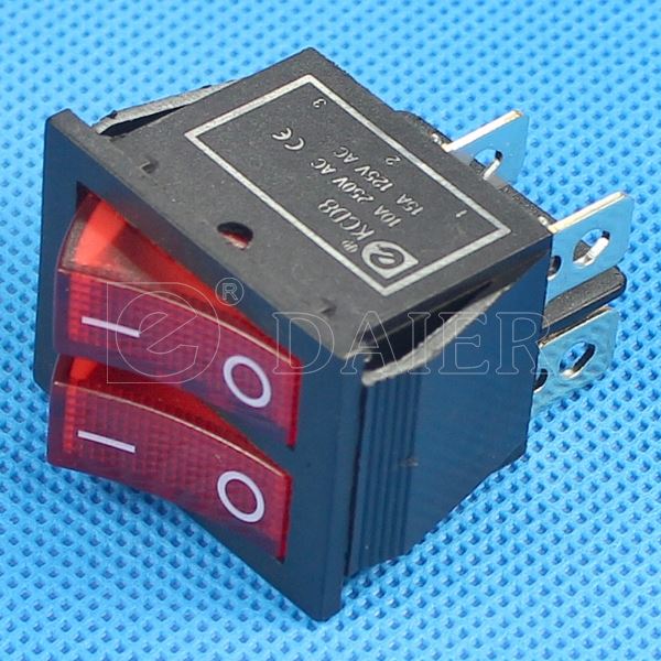 KCD2-2101 rocker switch 4 pin on-off