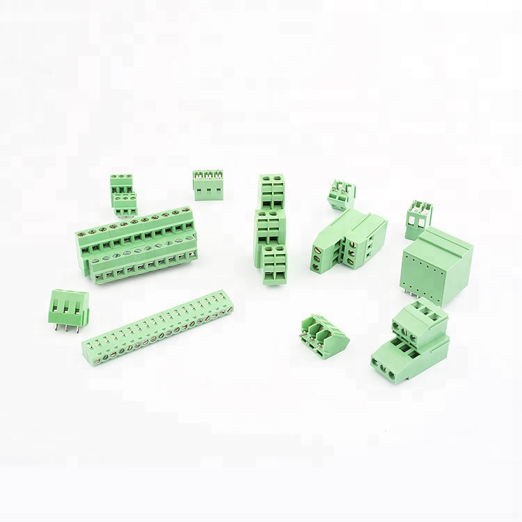 Yongxing switch factory supplier YB screw type terminal block connector green