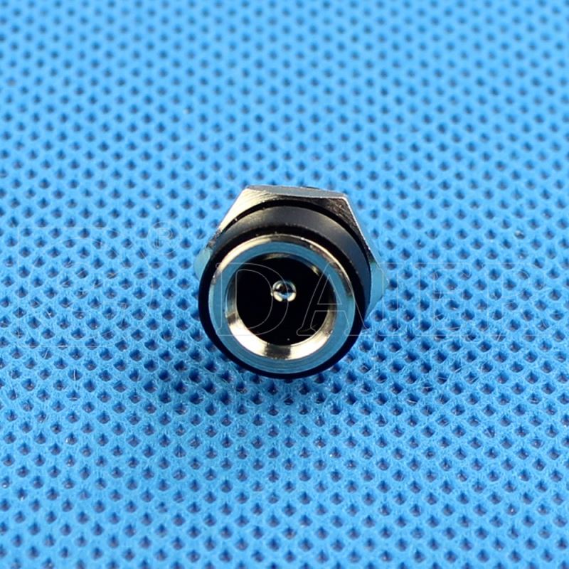2.1mm x5.5mm 2 Pins DC Power Jack Female Panel Mounting Connector Socket Waterproof Audio Jack