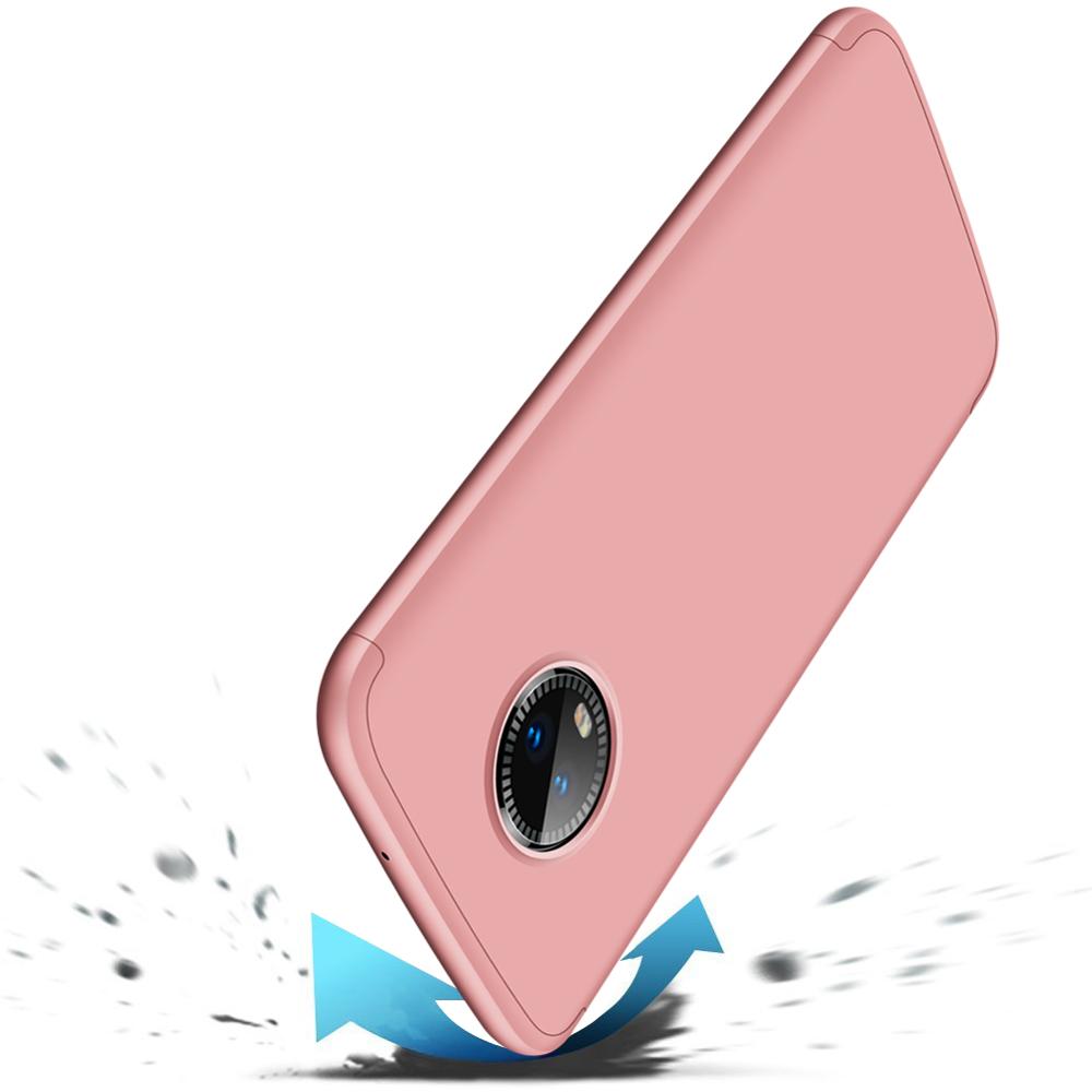360 cover Removable 3in1 Hard PC Shield Back Cover Case for Motorola moto G6