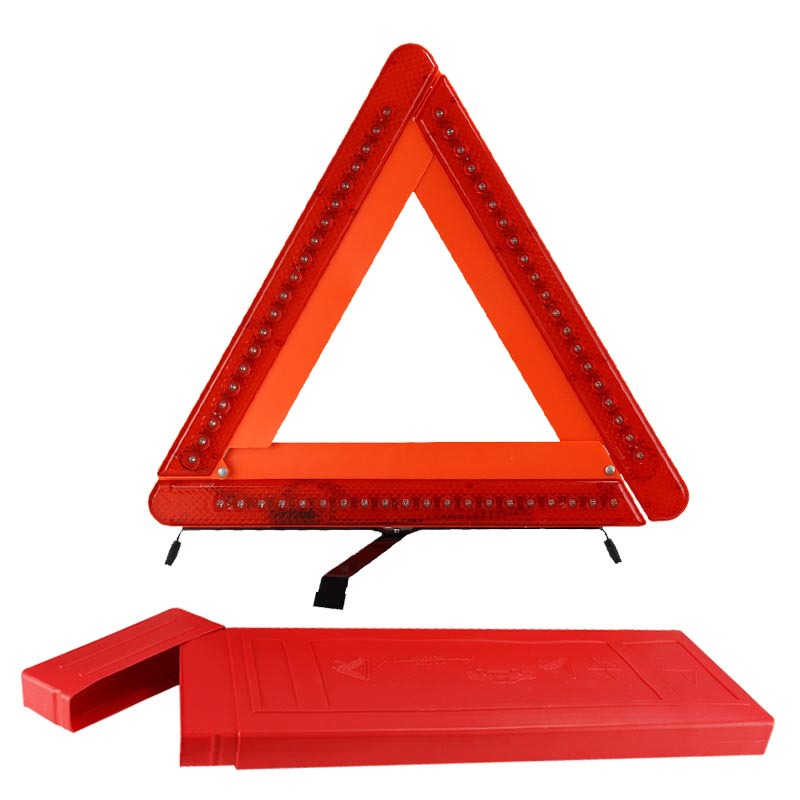 Emergency tools triangle led flashing car warning light