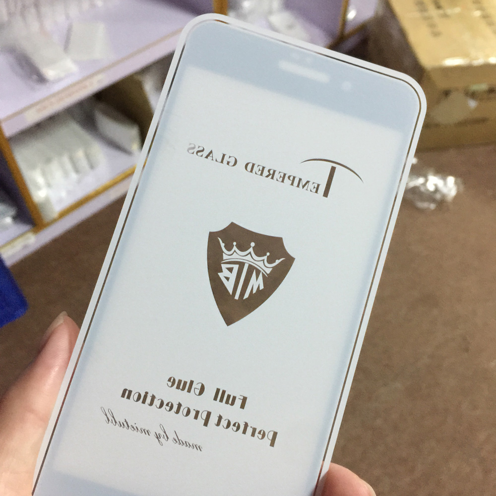 Tempered Glass Screen Protector for iPhone X / 9H 2.5D Full Cover & Full Glue film