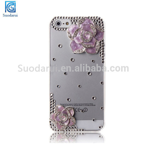 2014 diamond back cover Newest design cell phone diamond case for iPhone 6