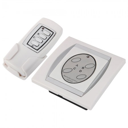 FK-924A 4-Channel Digital Wireless Remote Control Indoor Power Switch