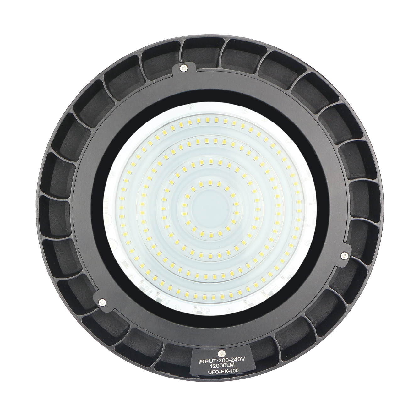 260mm Ufo Dali 160lm/w Light Fixture Milky Cover Round Led High Bay Lighting For Hocky Field