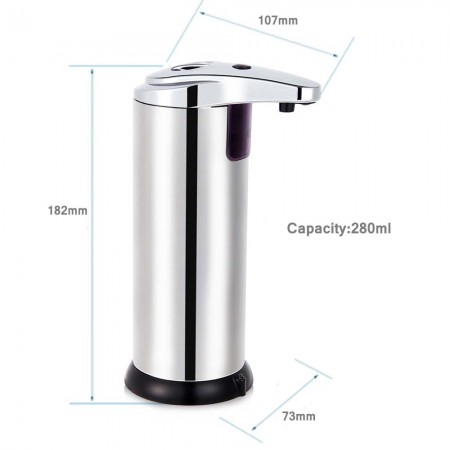 Stainless Steel Handsfree Automatic IR Sensor Touchless Soap Liquid Dispenser