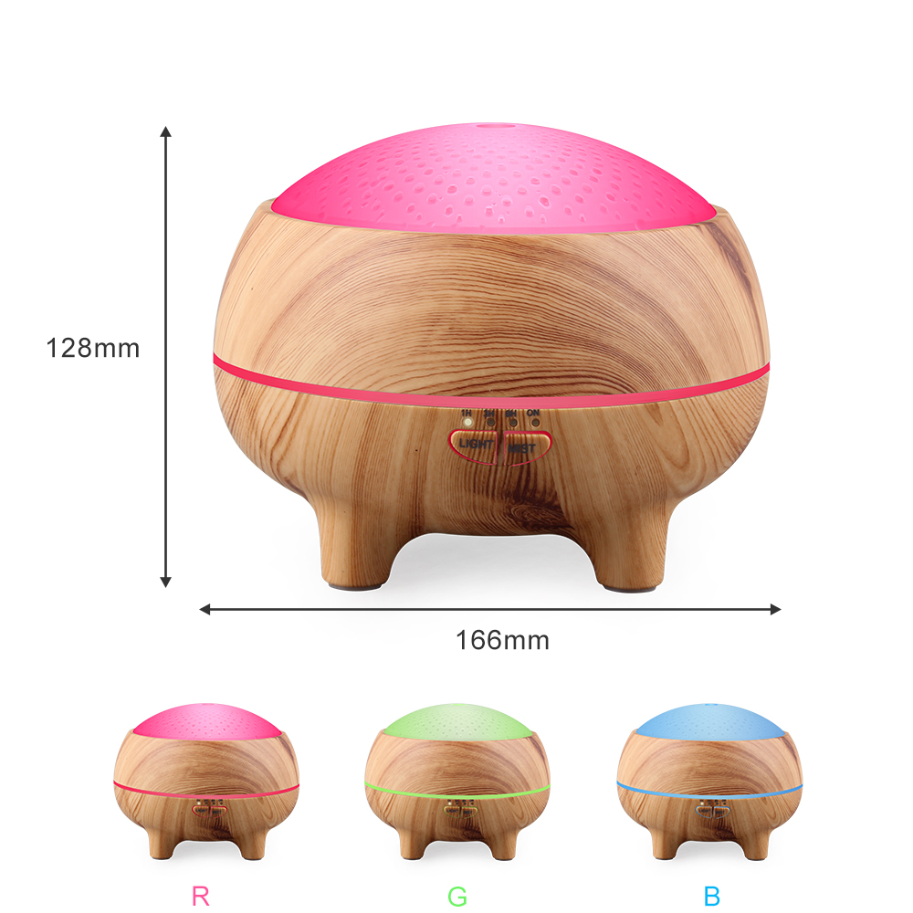 Hot 7 Color RGB LED Night Lamp with Aroma Essential Oil Diffuser/Cool Mist Purifier