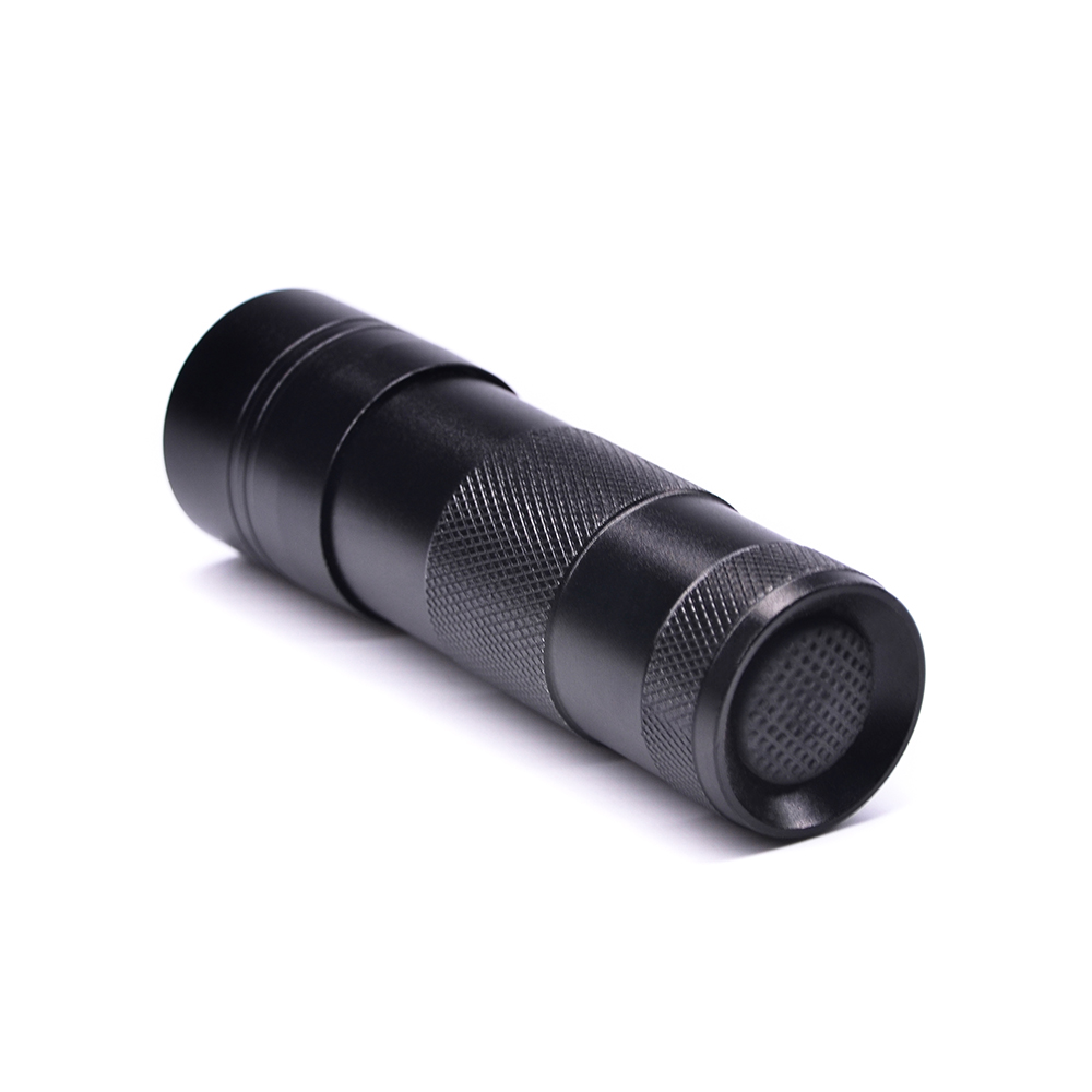 Hot Sales Aluminum UV Led Flash light Housing Pocket Torch,12 Led Flashlight Hand Torch Light