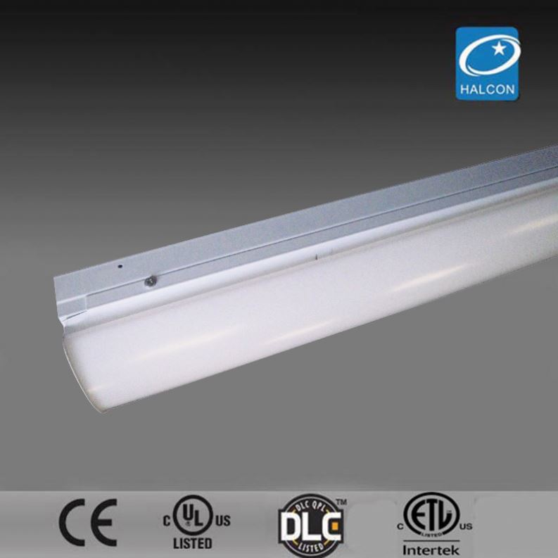 Triproof Dust Vapor Proof T5 Linear Led Light Fixture With Switch Lens