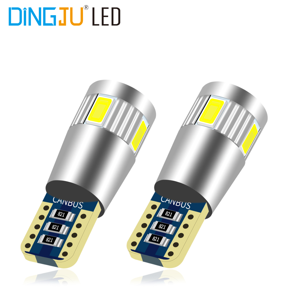 Professional Factory Canbus T10 194 6smd 5730 Led Decoding Bulb 12v 0.2A Instrument Indicator Reading Light Wholesale