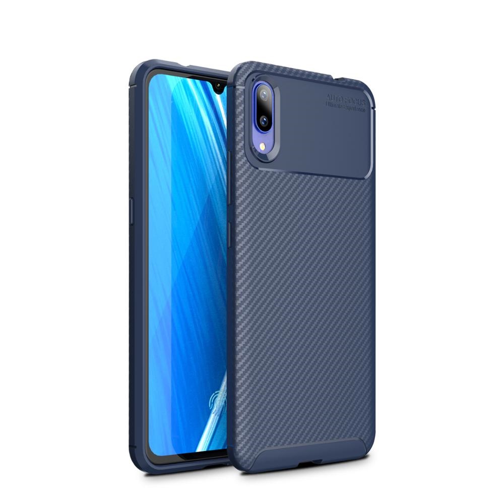 New Premium Shock Protection Carbon Fiber Skin TPU Silicone Case For Vivo X23