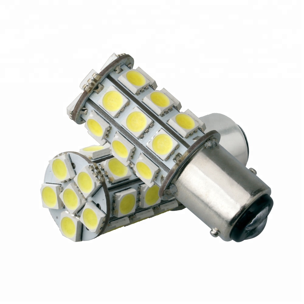 high power led super white 1156 27 SMD 5050 ba15 12v bulb