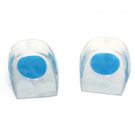 2pcs Silicone Cushion Heel Elastic Care Half Insole Shoe Pad Pads New Men