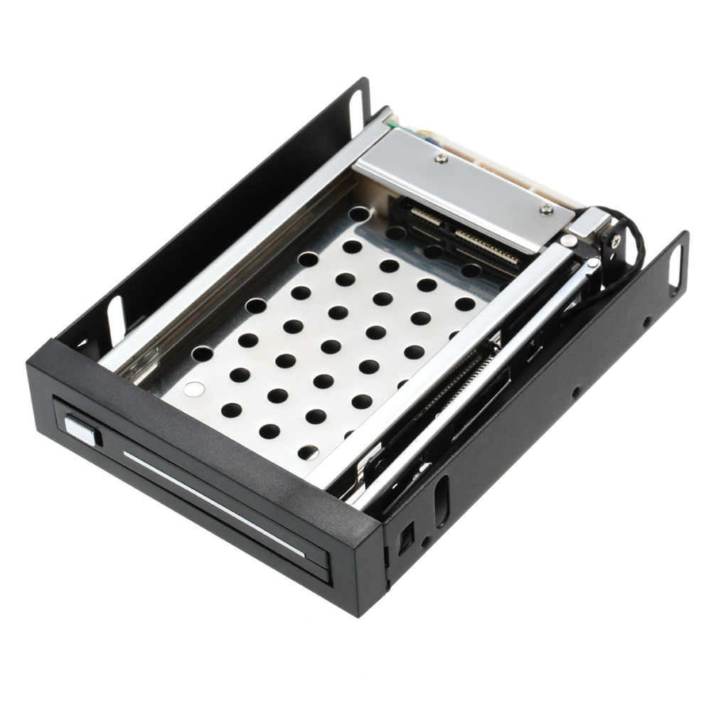 Hot Swap Single Bay 2.5 SATA III 3.0 Hard Disk Drive HDD & SSD Tray Internal Mobile Rack Hard Drive Enclosure Docking Station