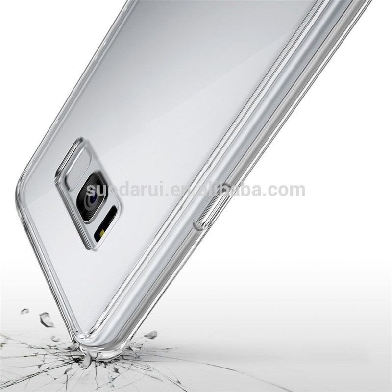 High quality bumper TPU and Back Transparent Crystal Clear For Samsung Galaxy S8 SM-G9500 S8 plus