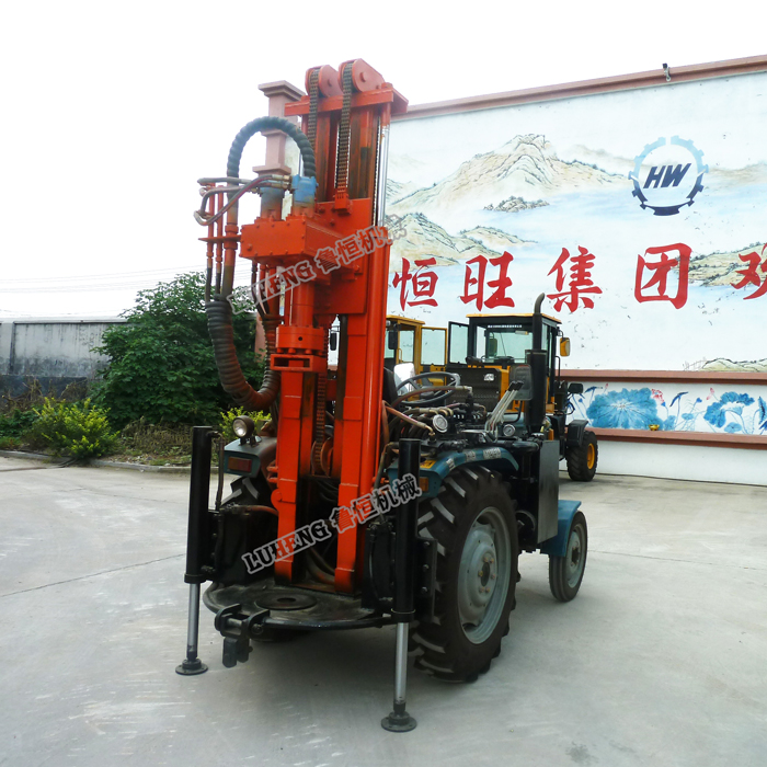 200m tractor drilling portable borehole water well drilling rig machine