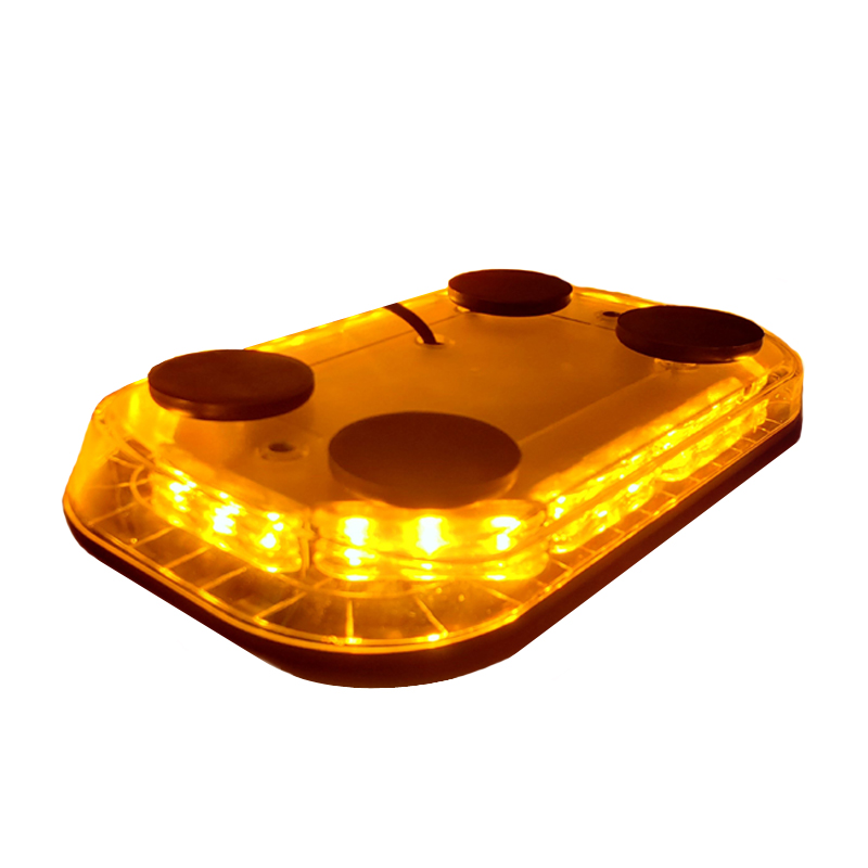 High performance strobe effective mini lightbar for utility vehicles