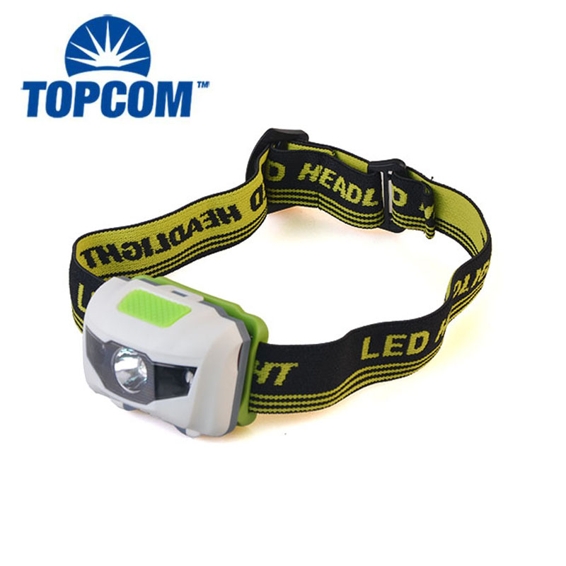 3 LED Lights Head Flashlight Two Color Lights LED Headlamp