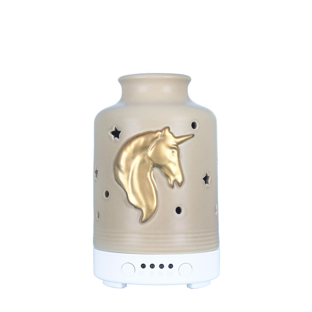 2019 Best Sale Ceramic Essential Oil Diffuser, New Design Ceramic Aroma Stone Diffuser, Ceramic Flower Aroma Diffuser