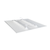 Coulin 2019 hot sell square led  ceiling recessed ultra slim led panel light housing