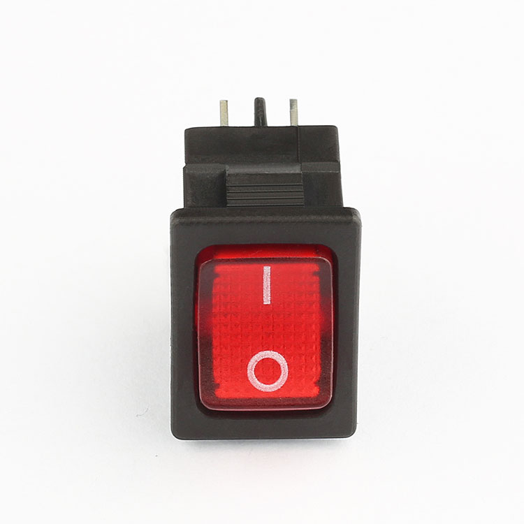 KCD6 DPST illuminated rocker switch