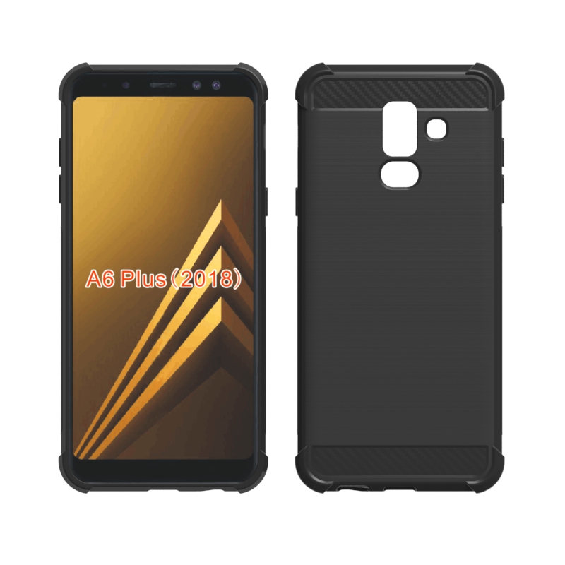 Carbon Fiber Cover soft Tpu case For Samsung Galaxy A9 Star Lite